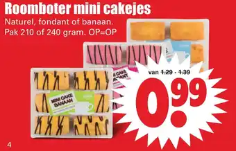 Dirk Roomboter mini cakejes aanbieding