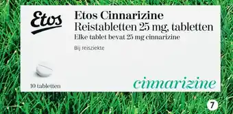 Etos Etos Cinnarizine reistabletten aanbieding