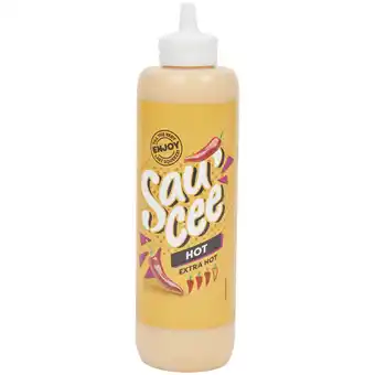 Action Sau'cee hot sauce aanbieding