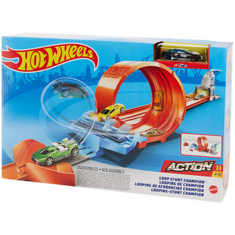 Action Hot wheels autoracebaan aanbieding