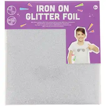 Action Glitter strijkfolie aanbieding