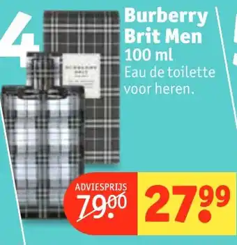 Kruidvat Burberry Brit Men 100 ml aanbieding