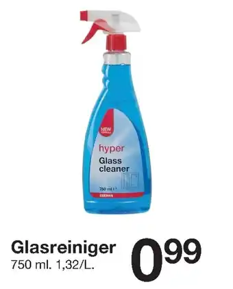 Zeeman hyper Glasreiniger 750ml aanbieding