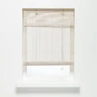 Kwantum Rolgordijn bamboe wit - 60x160 cm aanbieding