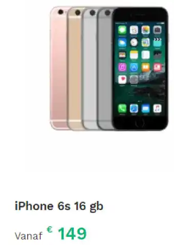 Leapp iPhone 6s 16GB aanbieding