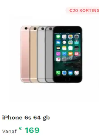 Leapp iPhone 6s 64GB aanbieding