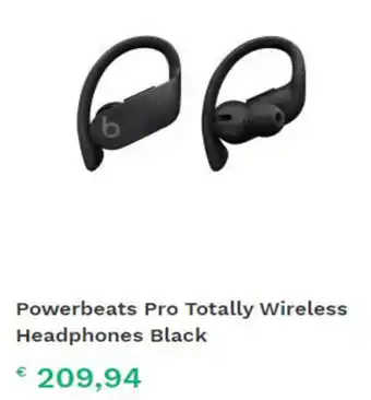 Leapp Powerbeats Pro Totally Wireles Headphones Black aanbieding