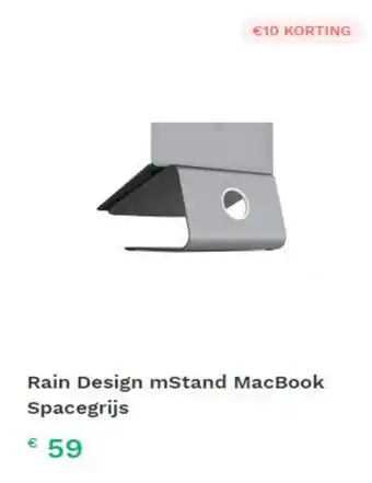 Leapp Rain Design mStand MacBook Spacegrijs aanbieding