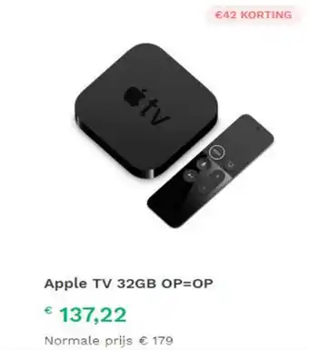 Leapp Apple TV 32GB aanbieding