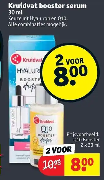 Kruidvat Booster serum 30ml aanbieding