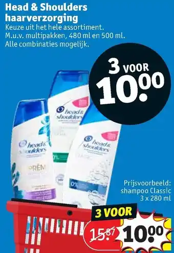 Kruidvat Head & shoulders haarverzorging aanbieding