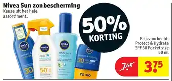 Kruidvat Nivea sun zonberscherming aanbieding