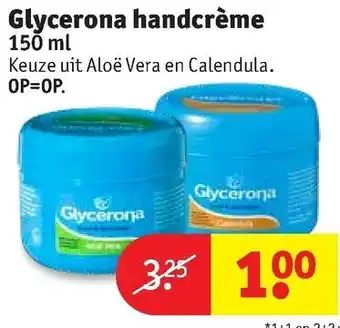 Kruidvat Glyceroba handcreme aanbieding