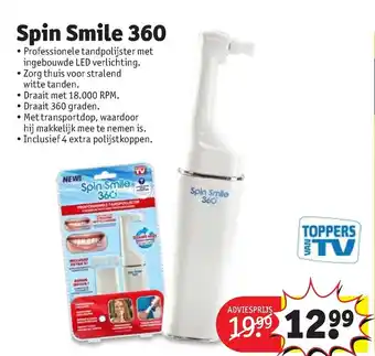 Kruidvat Spin smile 360 aanbieding