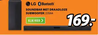 Expert LG soundbar met draadloze subwoofer DSN4 aanbieding