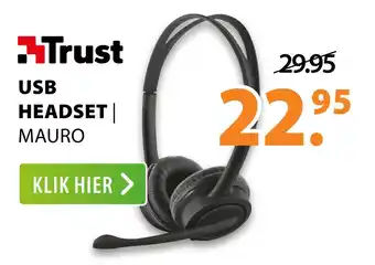 Expert Trust usb headset mauro aanbieding