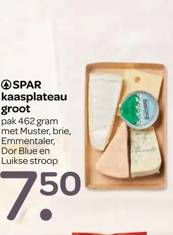 Spar Spar kaasplateau groot 462g aanbieding