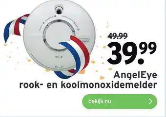 GAMMA AngelEye rook- en koolmonoxidemelder aanbieding