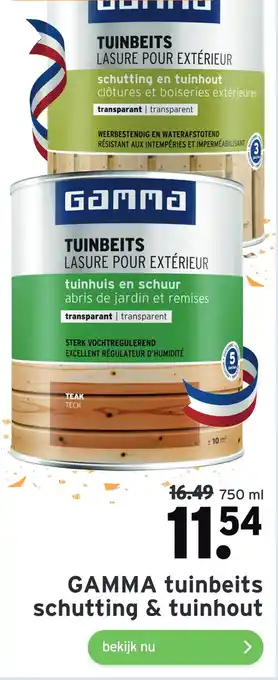 GAMMA GAMMA tuinbeits schutting & tuinhout aanbieding