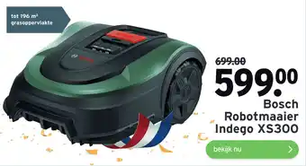 GAMMA Bosch Robotmaaier Indego XS300 aanbieding