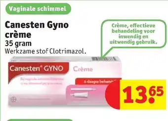 Kruidvat Canesten gyno creme 35g aanbieding