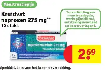 Kruidvat Naproxen 275 aanbieding