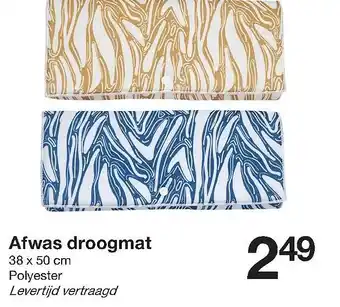 Zeeman Afwas droogmat aanbieding