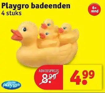 Kruidvat Plygro badeenden aanbieding