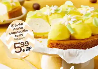 Spar Spar lemon cheesecake taart 575g aanbieding