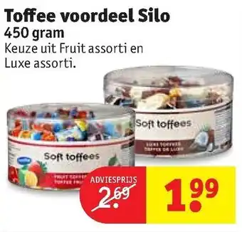 Kruidvat Toffee voordeel silo 450g aanbieding