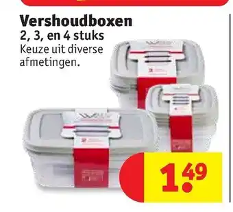 Kruidvat Vershoudboxen aanbieding