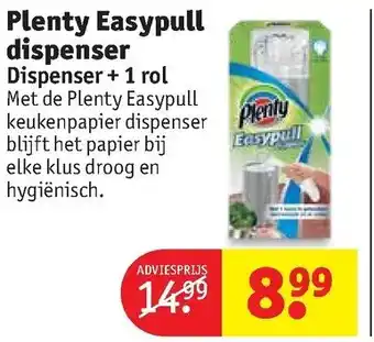 Kruidvat Plenty easypull dispenser aanbieding