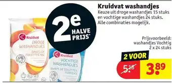 Kruidvat Washandjes aanbieding