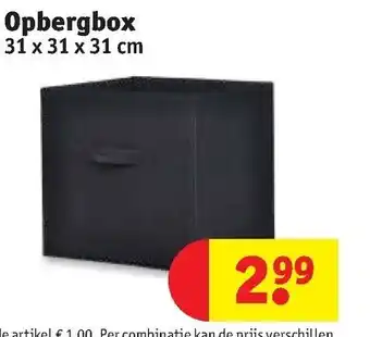 Kruidvat Opbergbox aanbieding