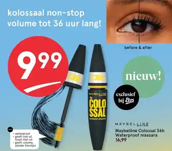 Etos Maybelline colossal 36h waterproof mascara aanbieding