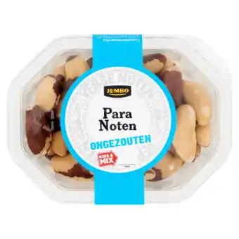 Jumbo Jumbo ongezouten paranoten 170g aanbieding