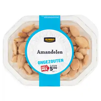 Jumbo Jumbo amandelen gebrand ongezouten 160g aanbieding