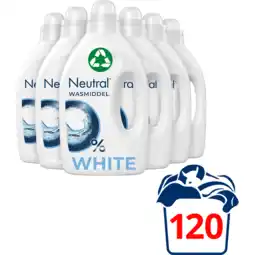 Jumbo Neutral wasmiddel wit 6 x 1l aanbieding