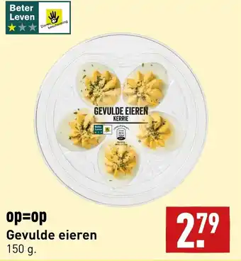 ALDI Gevulde eieren 150g aanbieding