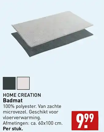 ALDI Home creation badmat aanbieding