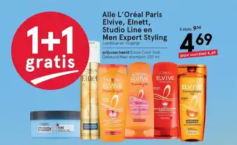 Etos Alle L'oreal paris elvive, elnett studio line enmen experts styling aanbieding