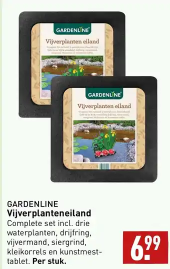 ALDI Gardenline vijverplanteneiland aanbieding