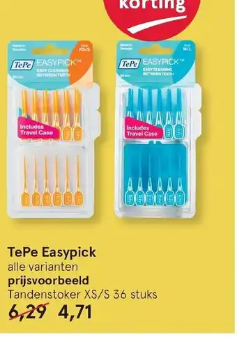 Etos Tepe easypick aanbieding