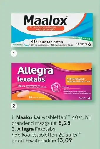 Etos Maalox aanbieding