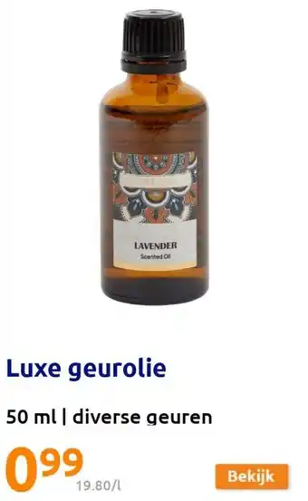 Action Luxe geurolie 50ml aanbieding