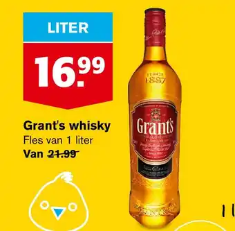 Hoogvliet Grant's whisky aanbieding