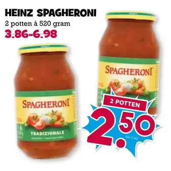 Boon`s Markt Heinz spagheroni aanbieding