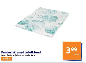 Action Fantastik vinyl tafelklled 140 x 200cm aanbieding