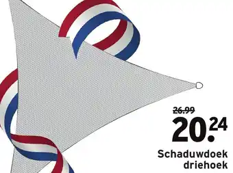 GAMMA Schaduwdoek driehoek aanbieding