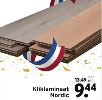 GAMMA Kliklaminaat Nordic aanbieding